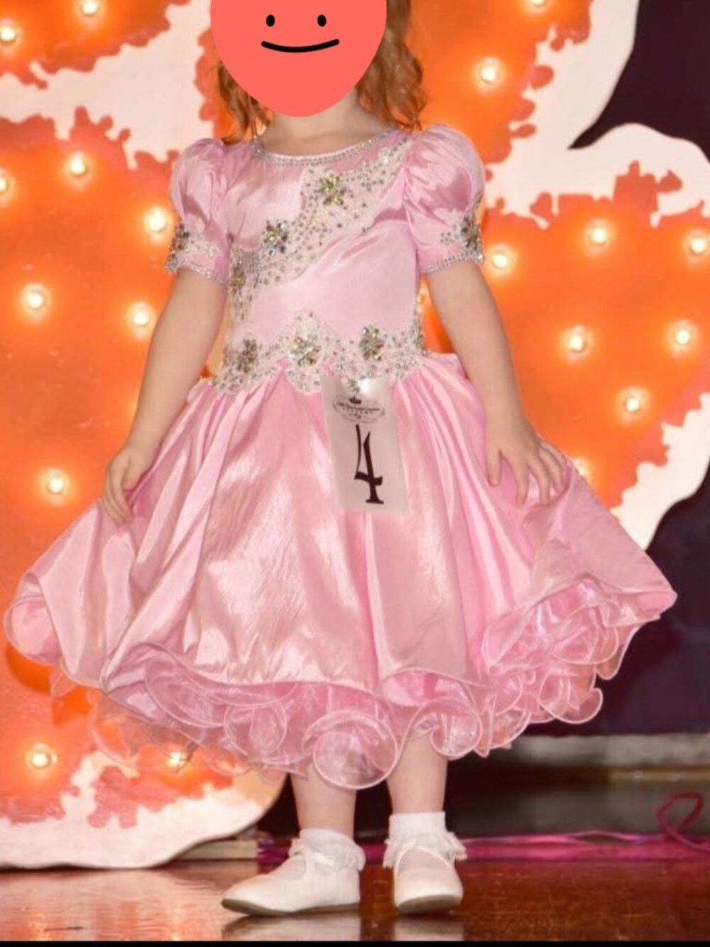 Girls pageant dress